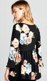 Floral Babydoll Sweater