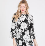 Soft Woven Floral Printed Top