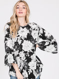 Soft Woven Floral Printed Top