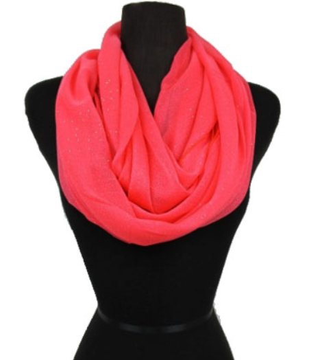 Infinity Scarf with Sparkle Accents