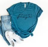 Livin on a Prayer V-Neck Tee ~Multiple Colors Available